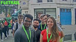 Une équipe Team-Building sur le jeu de piste Foxtrail à Paris